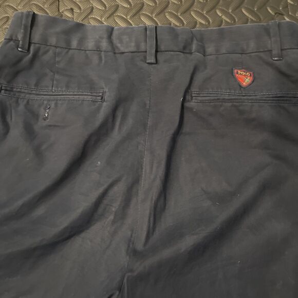 Rare Vtg Polo Ralph Lauren GOLF Stretch Classic Fit Men Pants 30x31 slacks navy - Picture 6 of 7